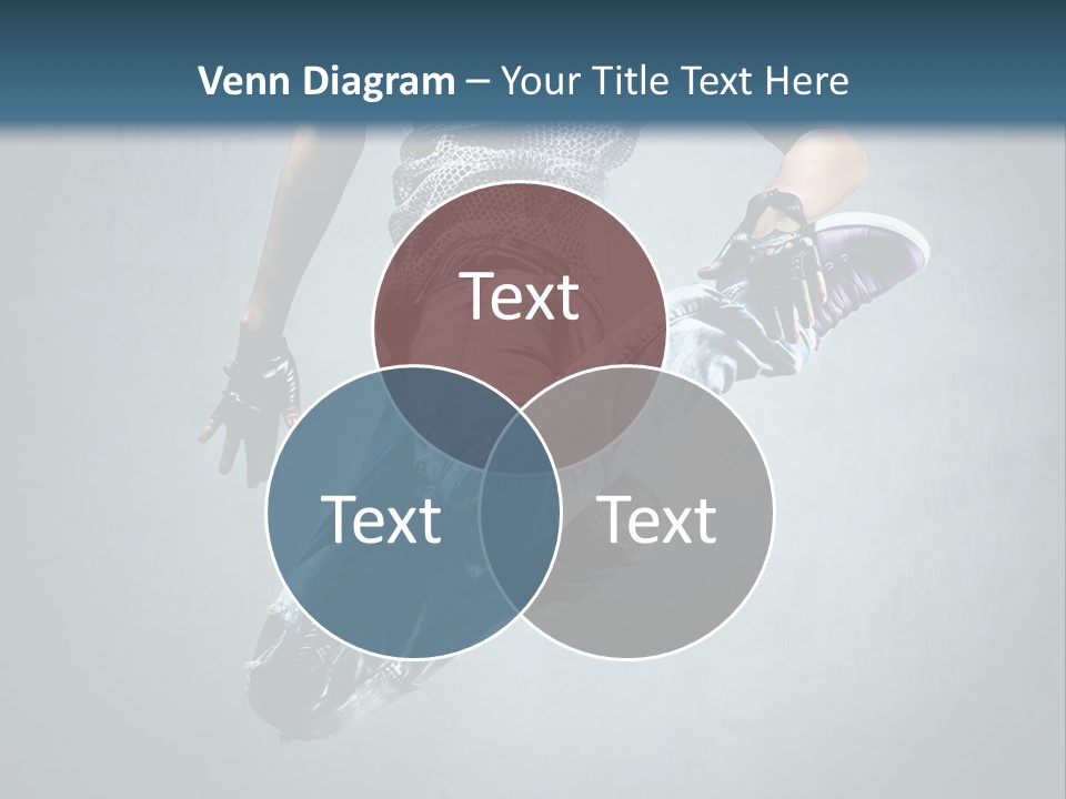 Dark Dancer Young PowerPoint Template