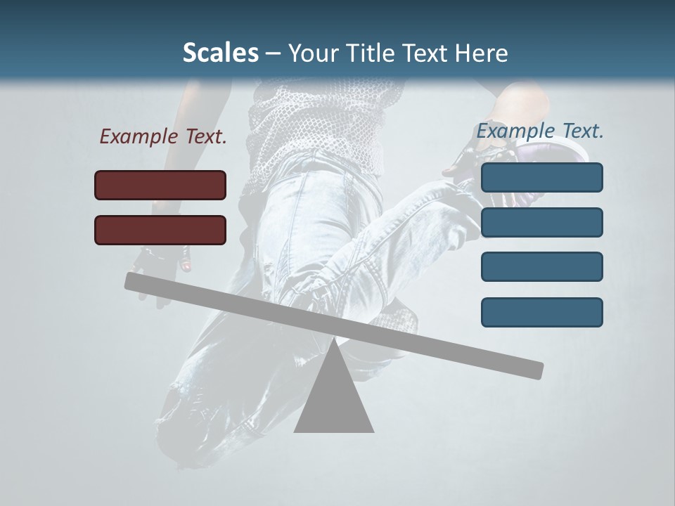 Dark Dancer Young PowerPoint Template