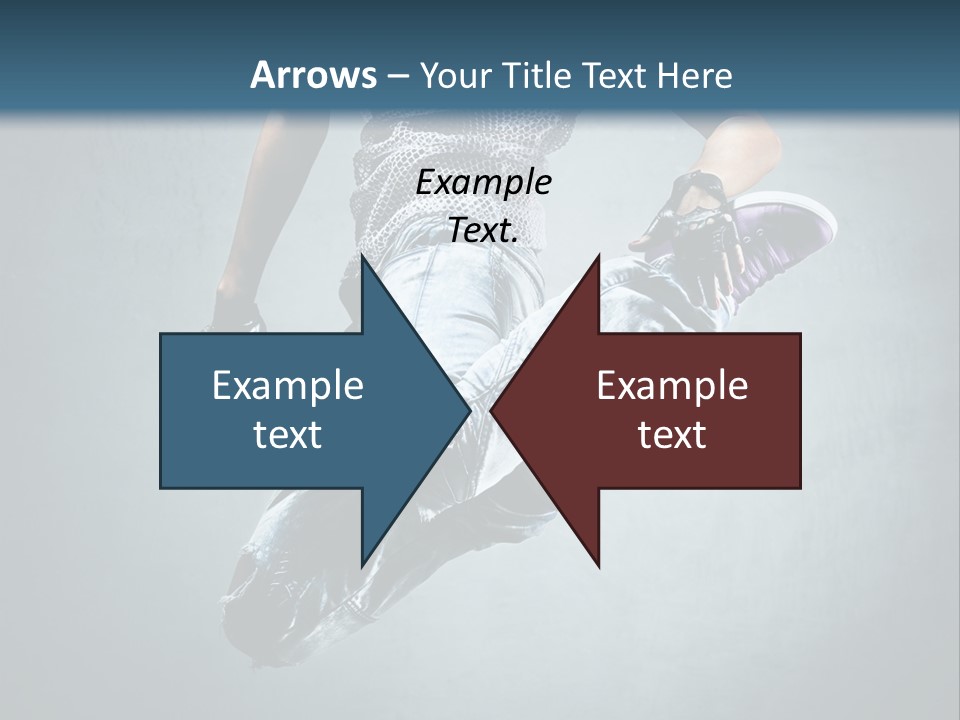 Dark Dancer Young PowerPoint Template