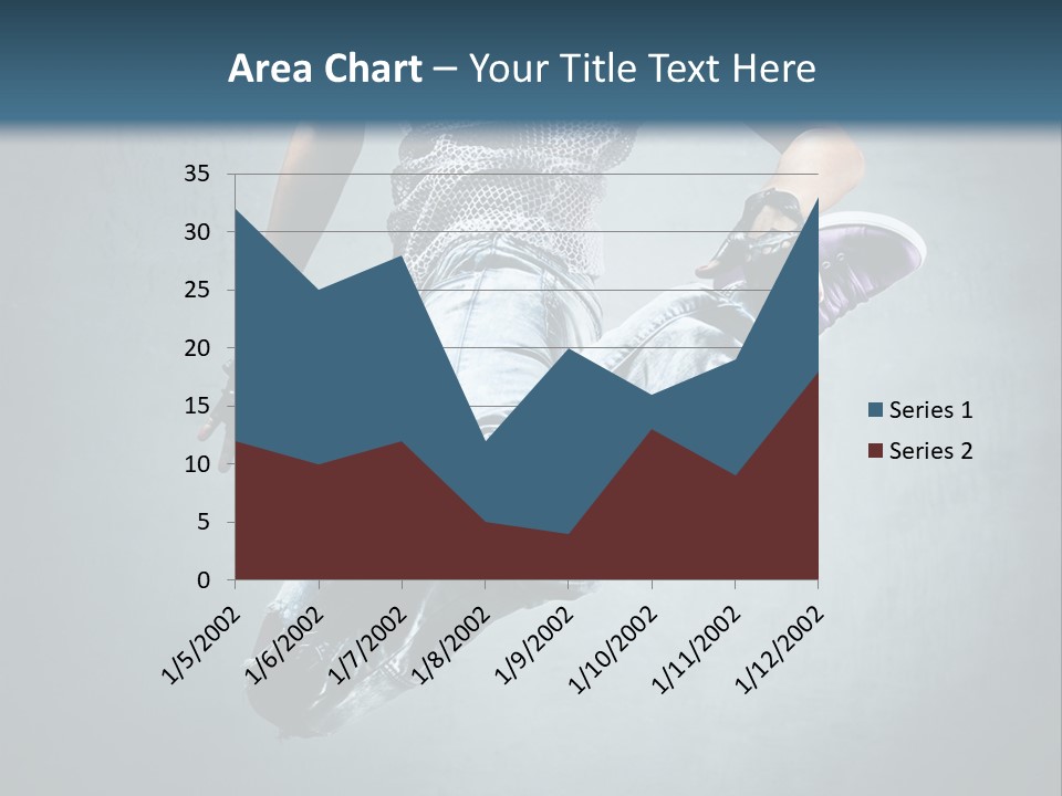 Dark Dancer Young PowerPoint Template