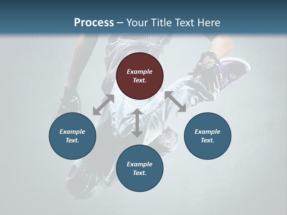 Dark Dancer Young PowerPoint Template