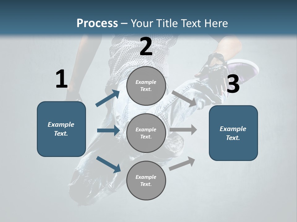 Dark Dancer Young PowerPoint Template