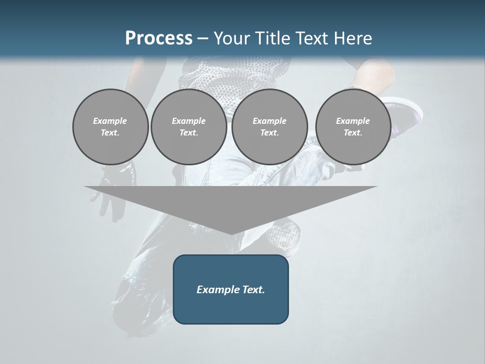 Dark Dancer Young PowerPoint Template