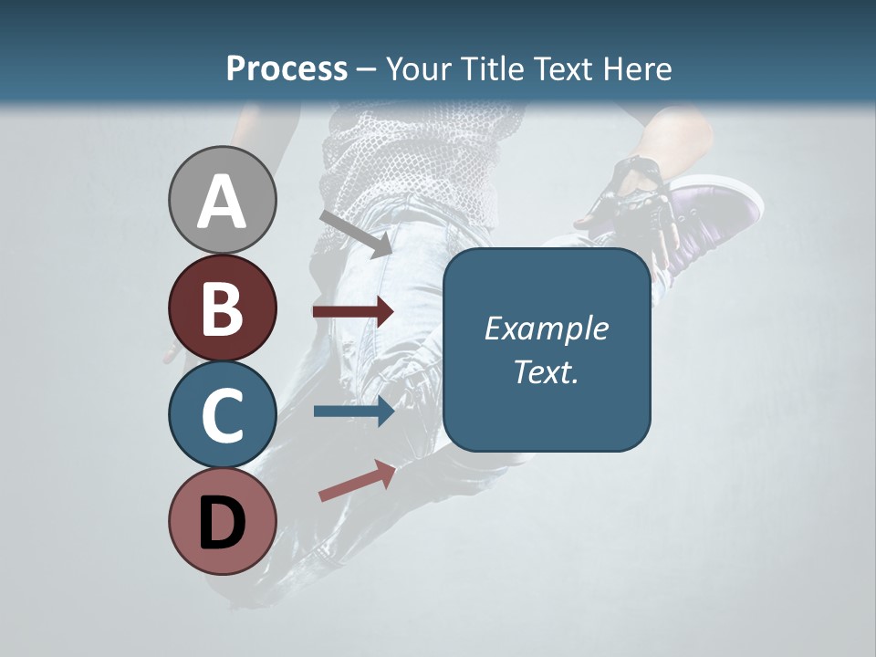 Dark Dancer Young PowerPoint Template
