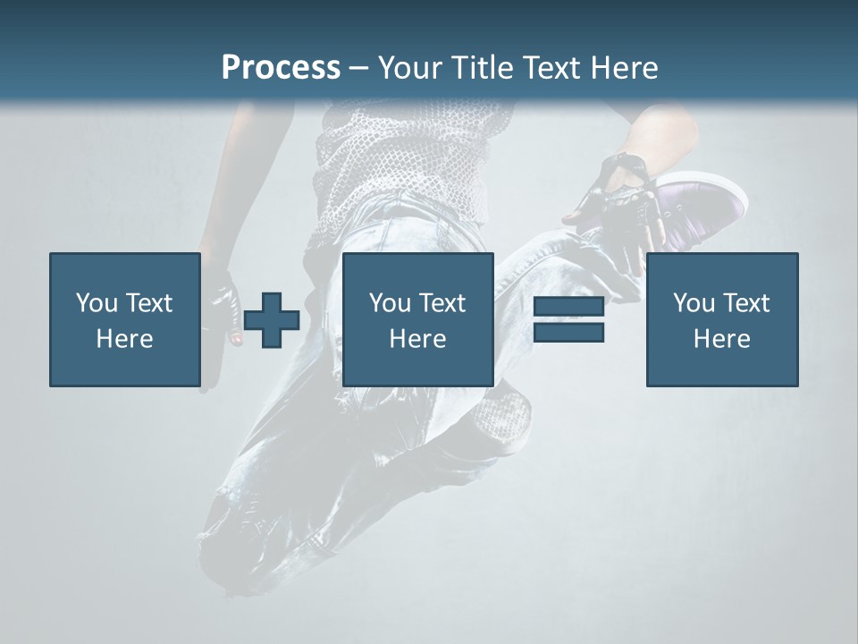 Dark Dancer Young PowerPoint Template