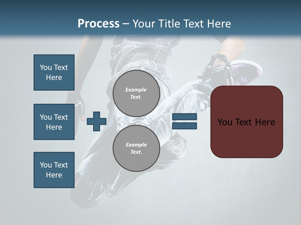 Dark Dancer Young PowerPoint Template