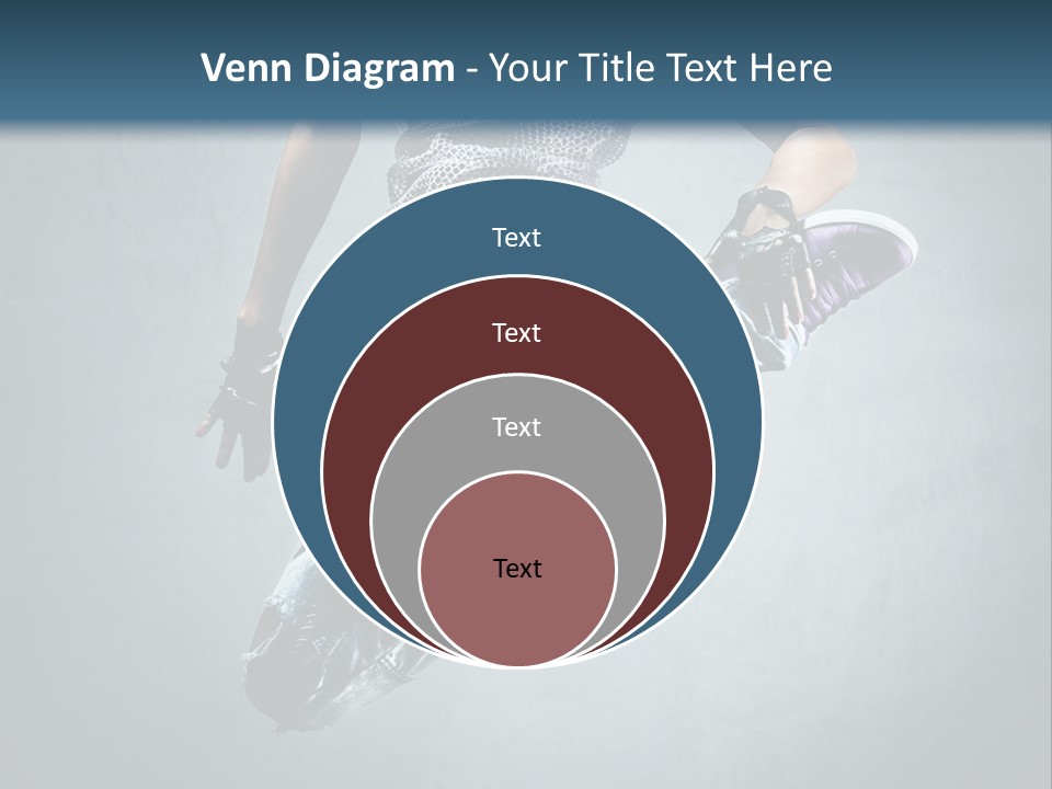 Dark Dancer Young PowerPoint Template