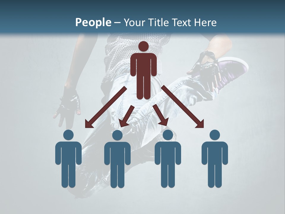 Dark Dancer Young PowerPoint Template