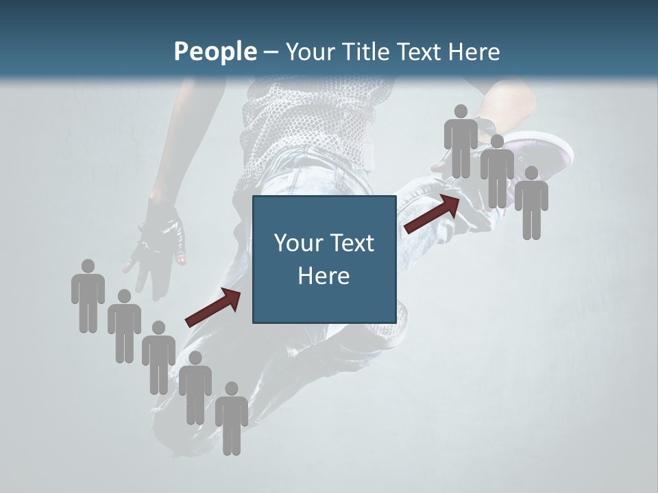 Dark Dancer Young PowerPoint Template