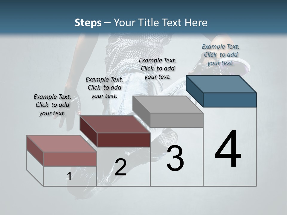Dark Dancer Young PowerPoint Template