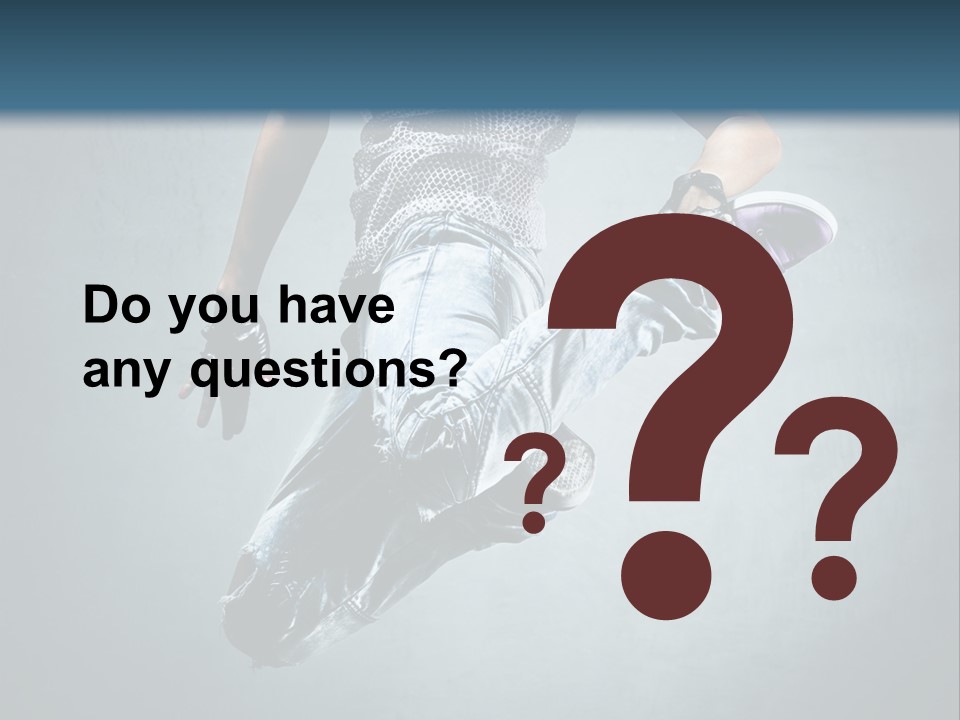 Dark Dancer Young PowerPoint Template