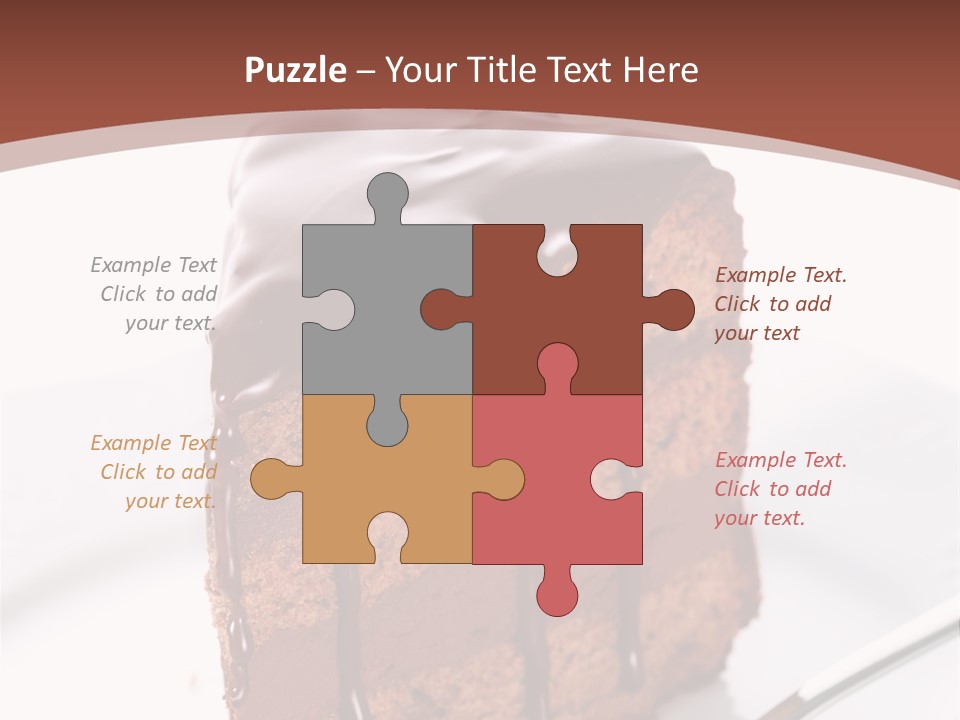 Macro Decorations Dessert PowerPoint Template