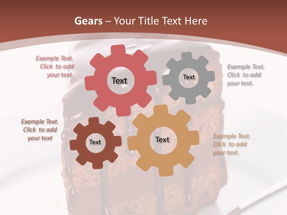 Macro Decorations Dessert PowerPoint Template