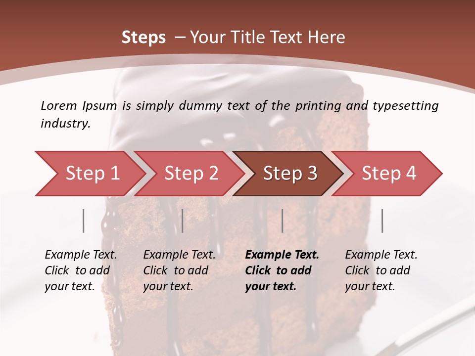 Macro Decorations Dessert PowerPoint Template