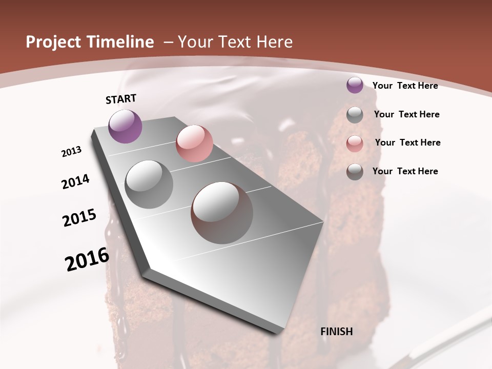 Macro Decorations Dessert PowerPoint Template