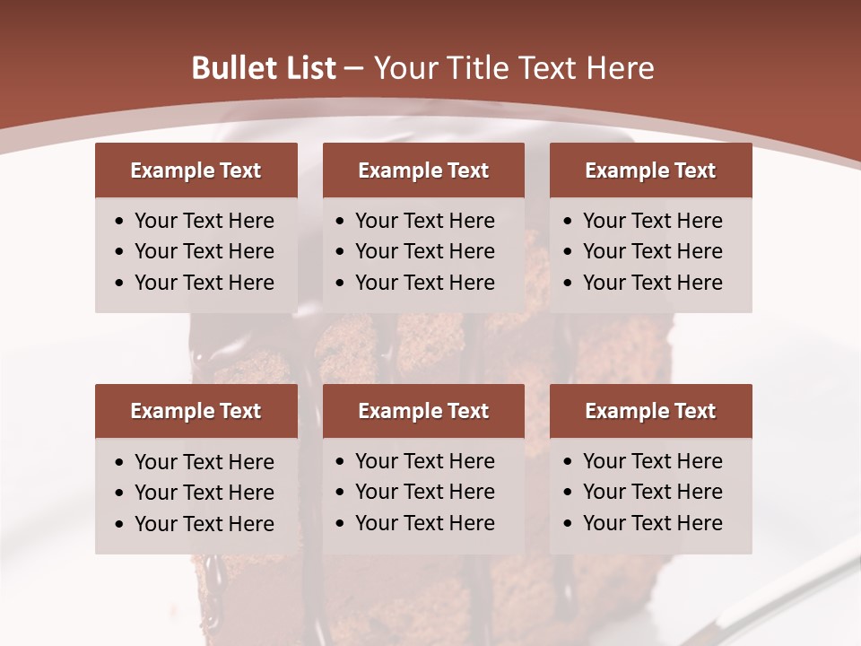 Macro Decorations Dessert PowerPoint Template