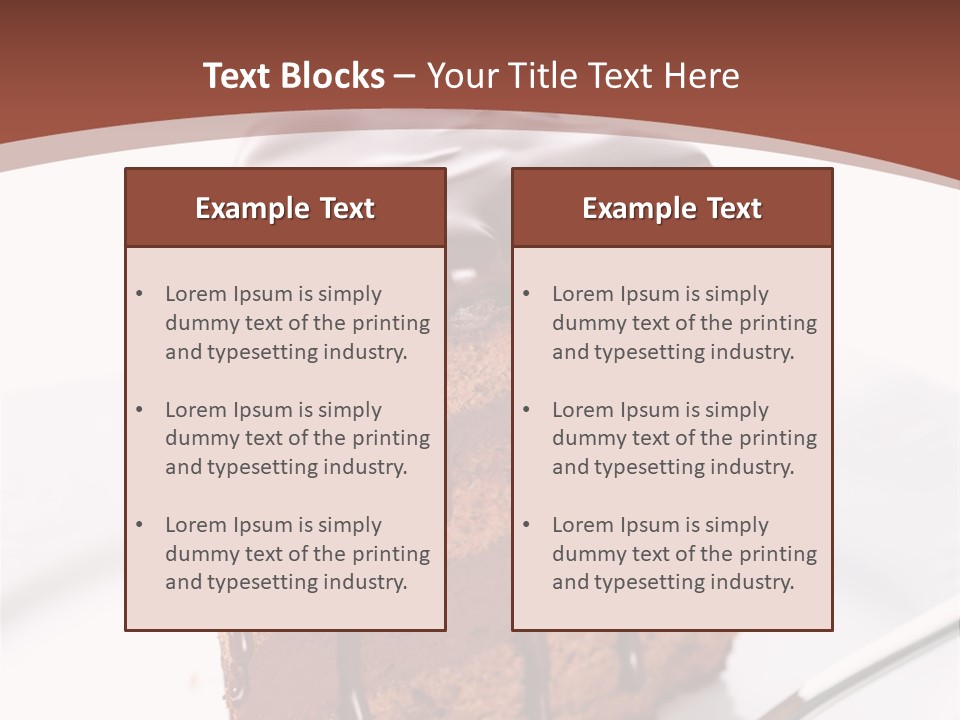 Macro Decorations Dessert PowerPoint Template