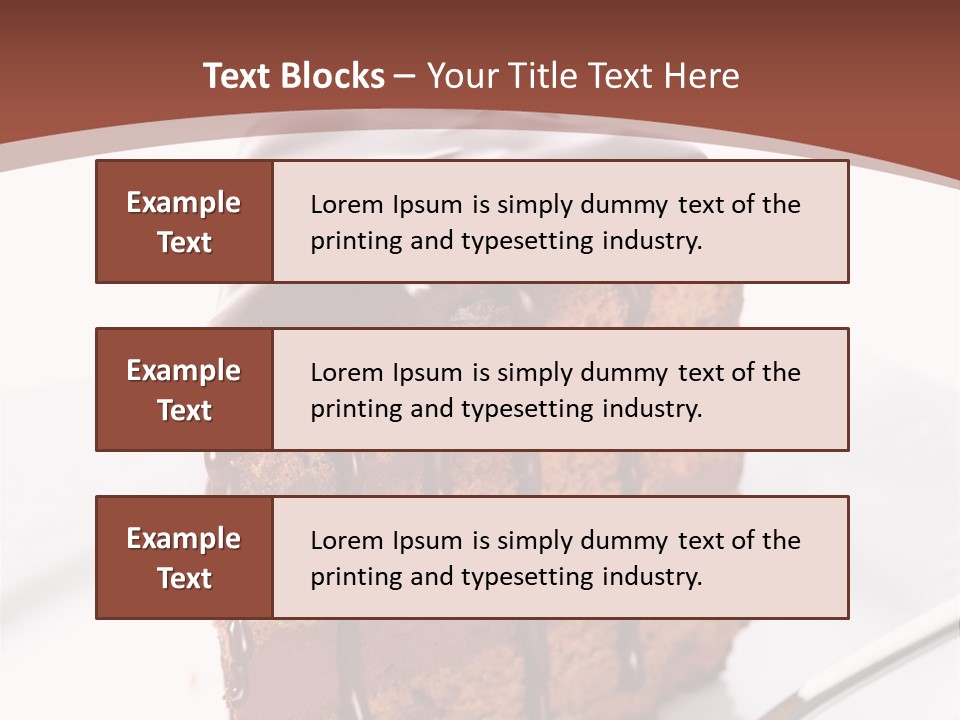 Macro Decorations Dessert PowerPoint Template