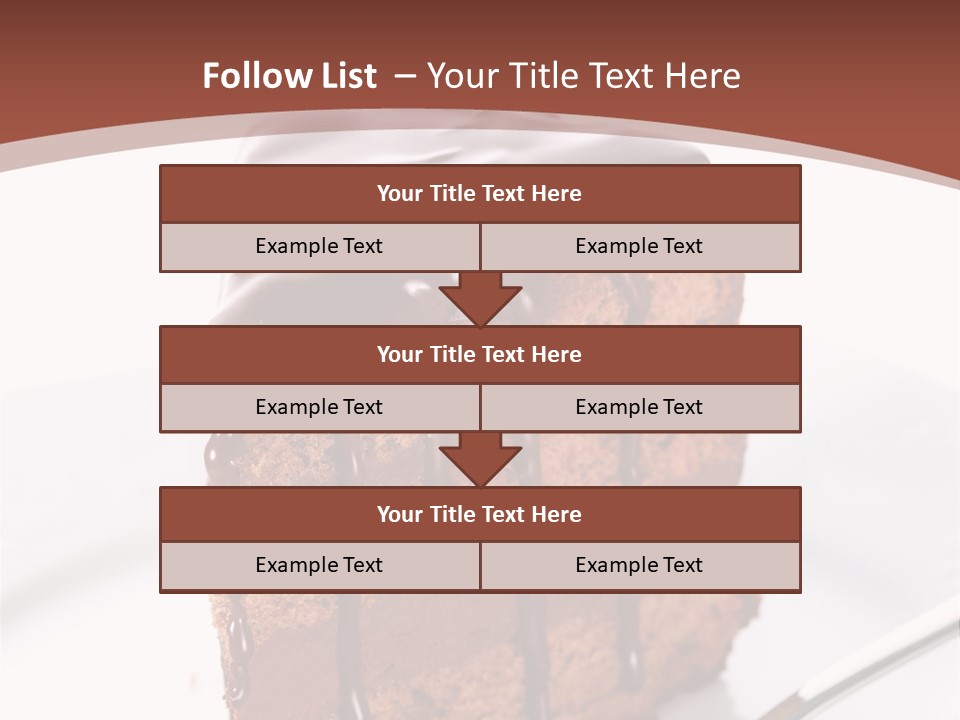 Macro Decorations Dessert PowerPoint Template