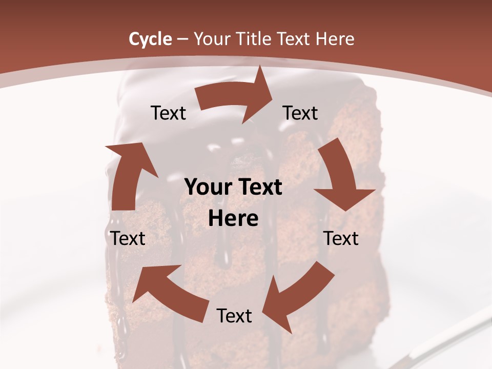 Macro Decorations Dessert PowerPoint Template