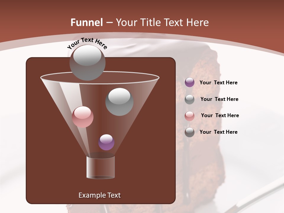 Macro Decorations Dessert PowerPoint Template