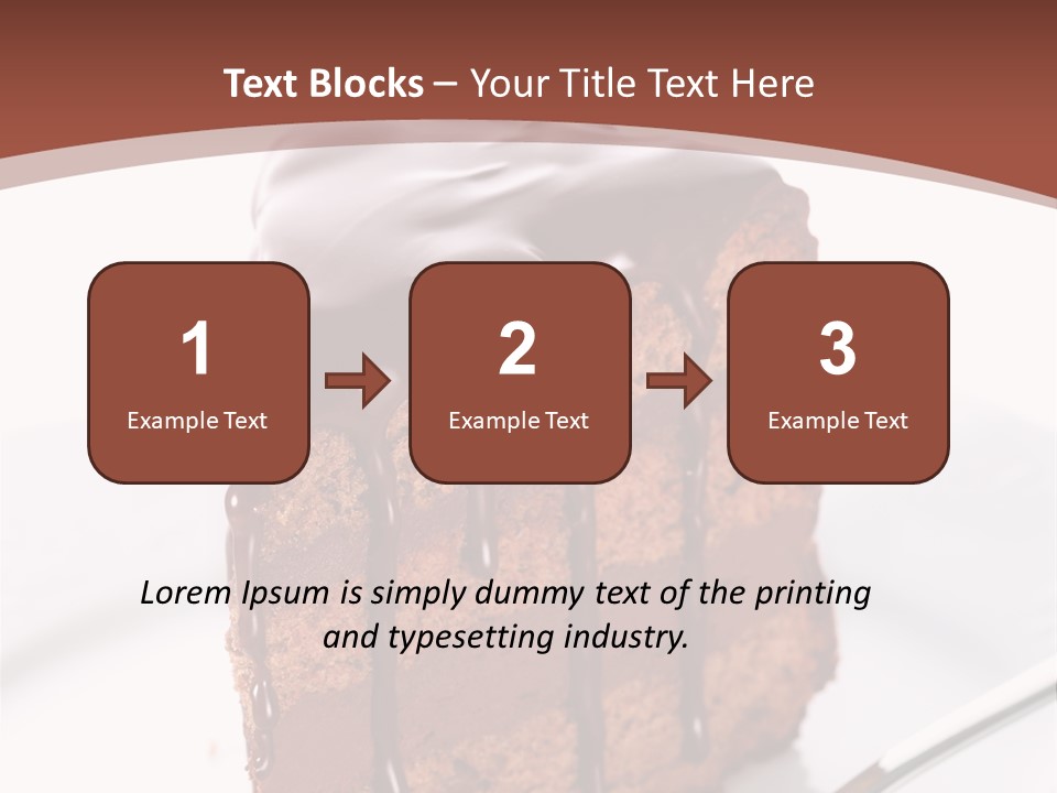 Macro Decorations Dessert PowerPoint Template