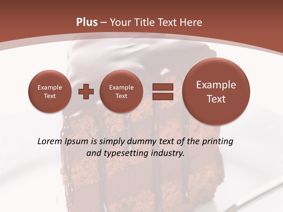 Macro Decorations Dessert PowerPoint Template