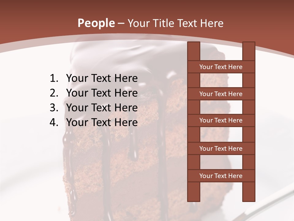 Macro Decorations Dessert PowerPoint Template