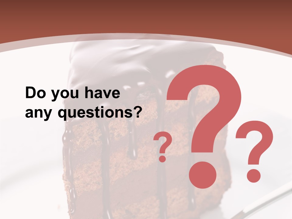 Macro Decorations Dessert PowerPoint Template