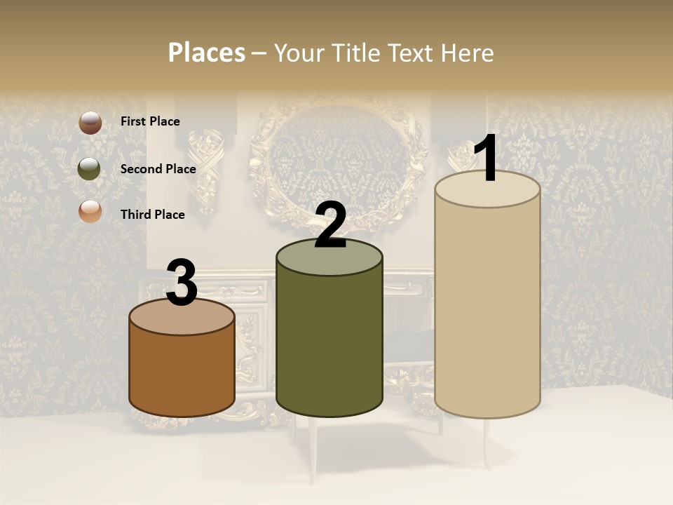 Object Beautiful Curve PowerPoint Template