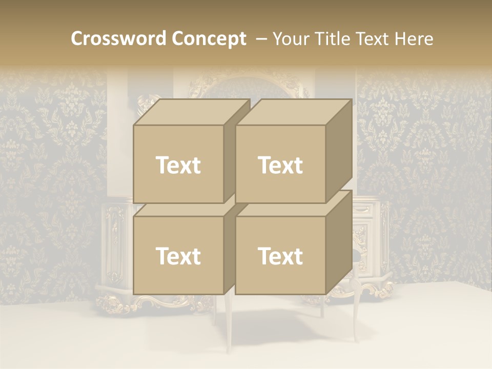 Object Beautiful Curve PowerPoint Template
