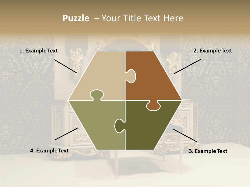Object Beautiful Curve PowerPoint Template