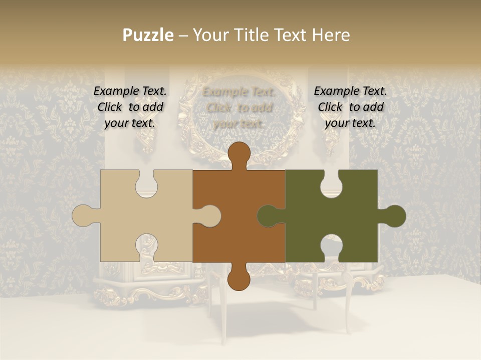 Object Beautiful Curve PowerPoint Template