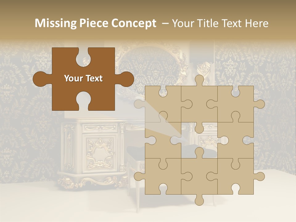 Object Beautiful Curve PowerPoint Template