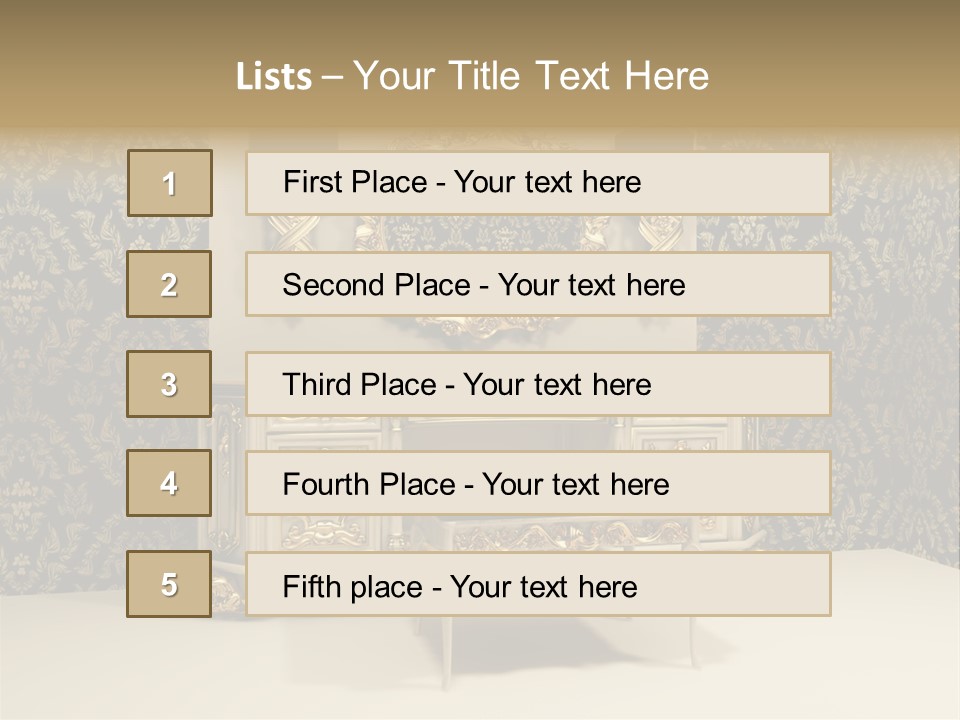 Object Beautiful Curve PowerPoint Template