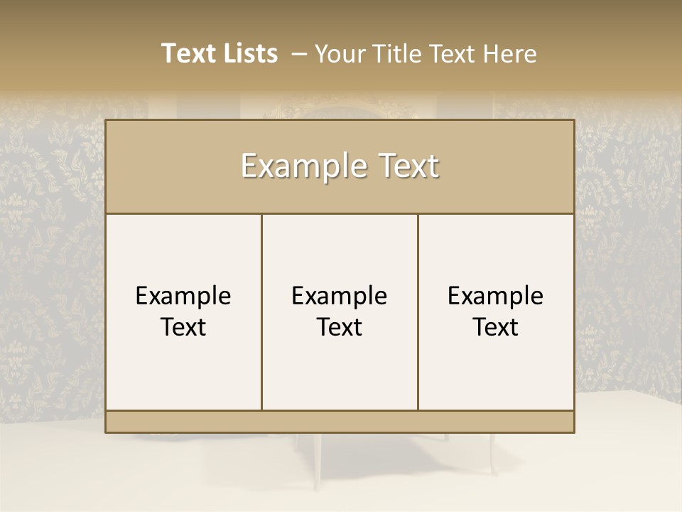 Object Beautiful Curve PowerPoint Template