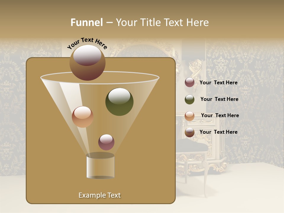 Object Beautiful Curve PowerPoint Template