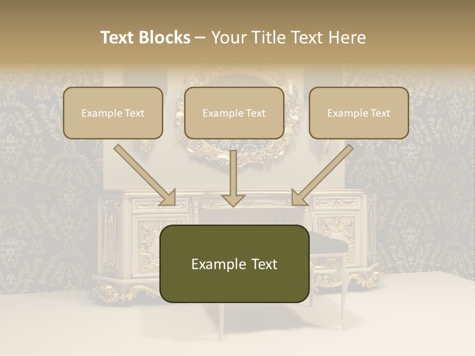 Object Beautiful Curve PowerPoint Template