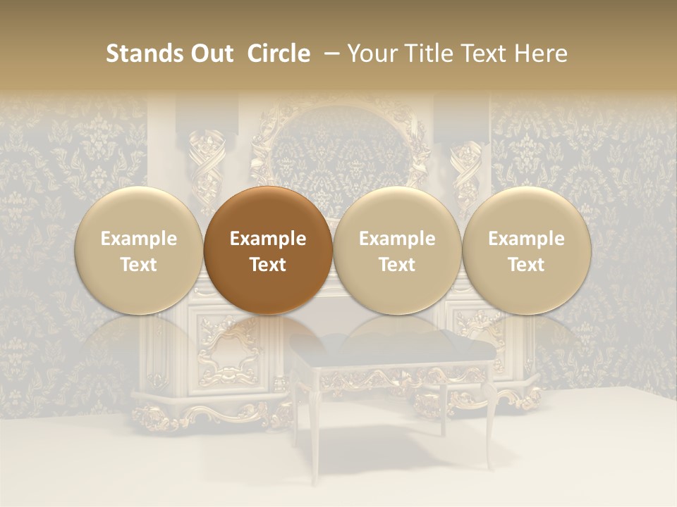 Object Beautiful Curve PowerPoint Template