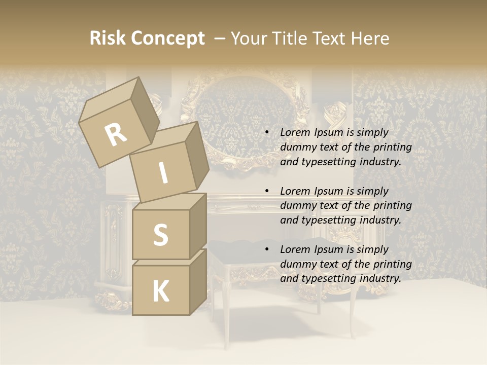 Object Beautiful Curve PowerPoint Template