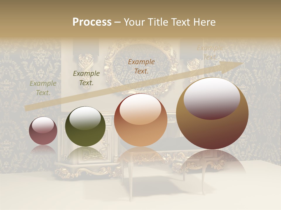 Object Beautiful Curve PowerPoint Template