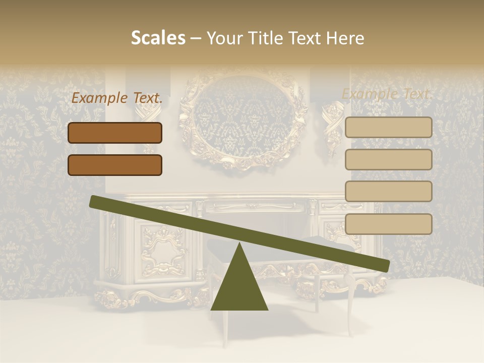 Object Beautiful Curve PowerPoint Template
