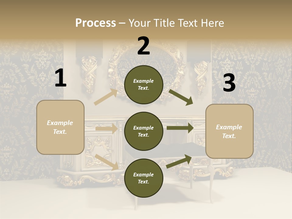 Object Beautiful Curve PowerPoint Template