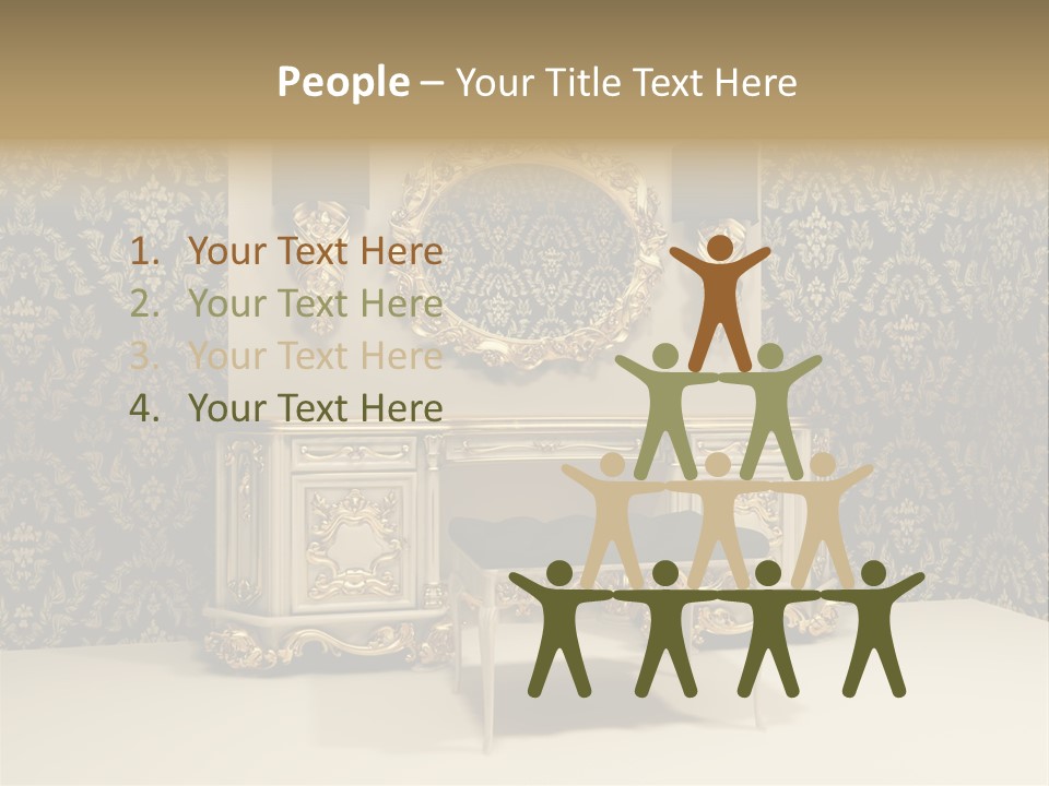 Object Beautiful Curve PowerPoint Template