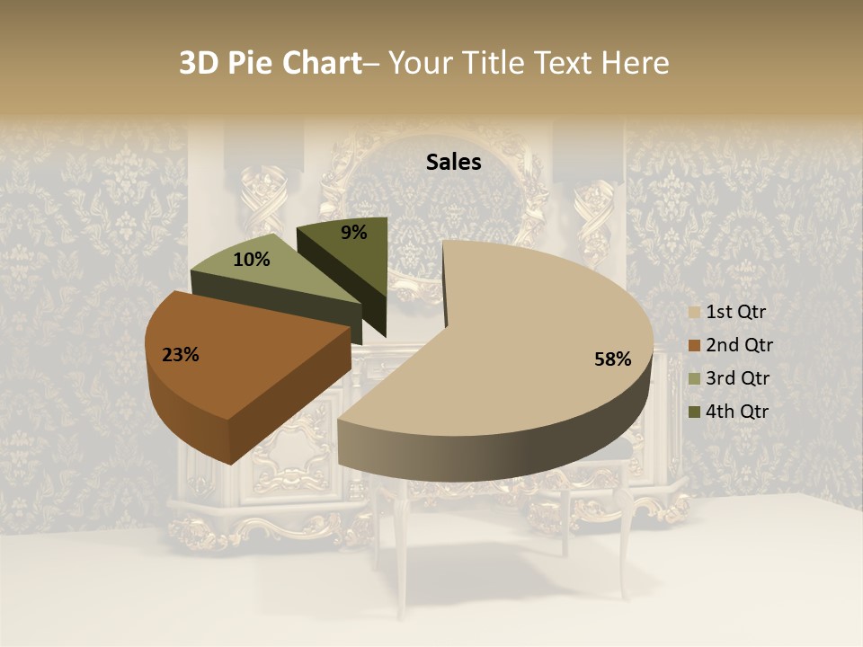 Object Beautiful Curve PowerPoint Template