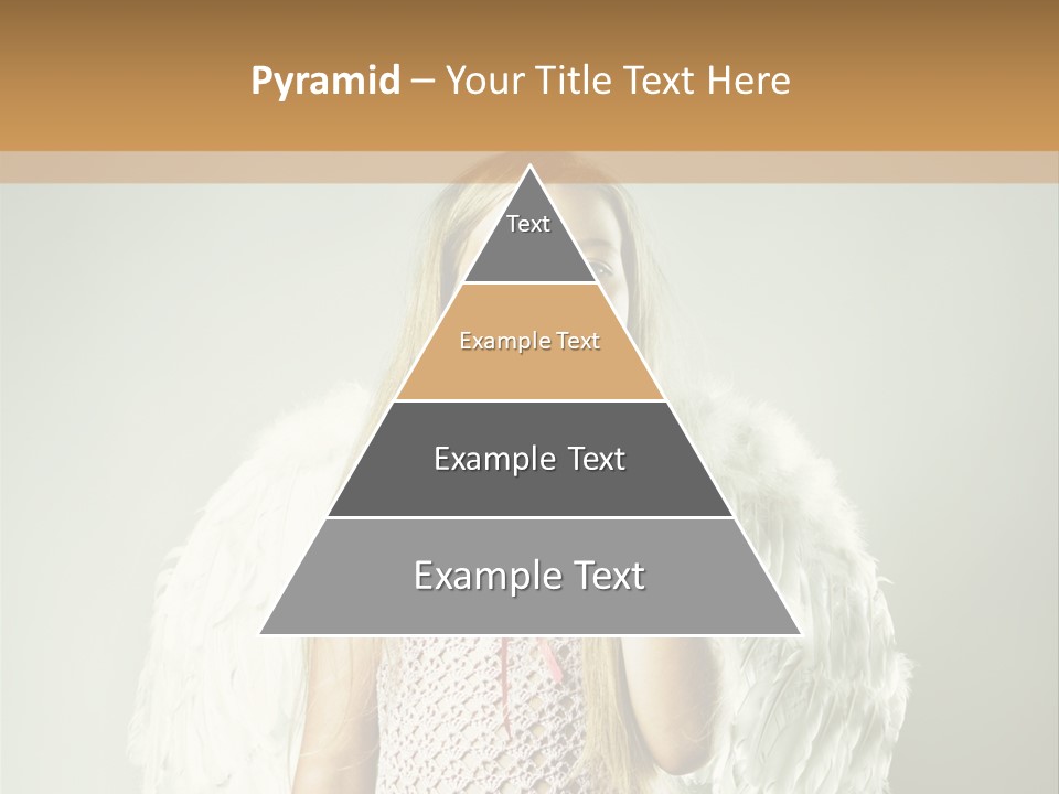 Blond Long Female PowerPoint Template