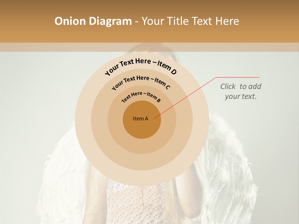 Blond Long Female PowerPoint Template