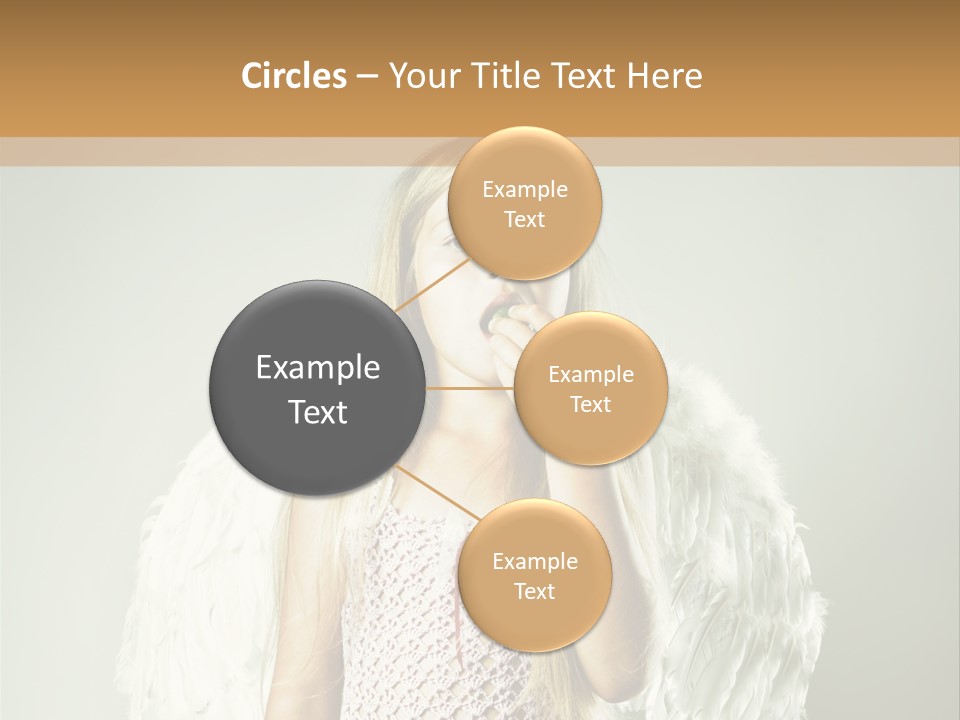 Blond Long Female PowerPoint Template