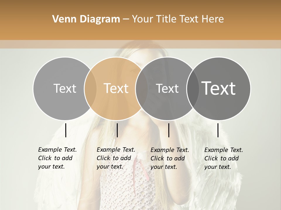 Blond Long Female PowerPoint Template