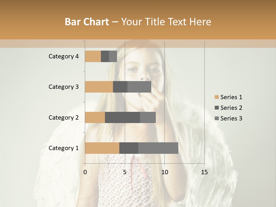 Blond Long Female PowerPoint Template